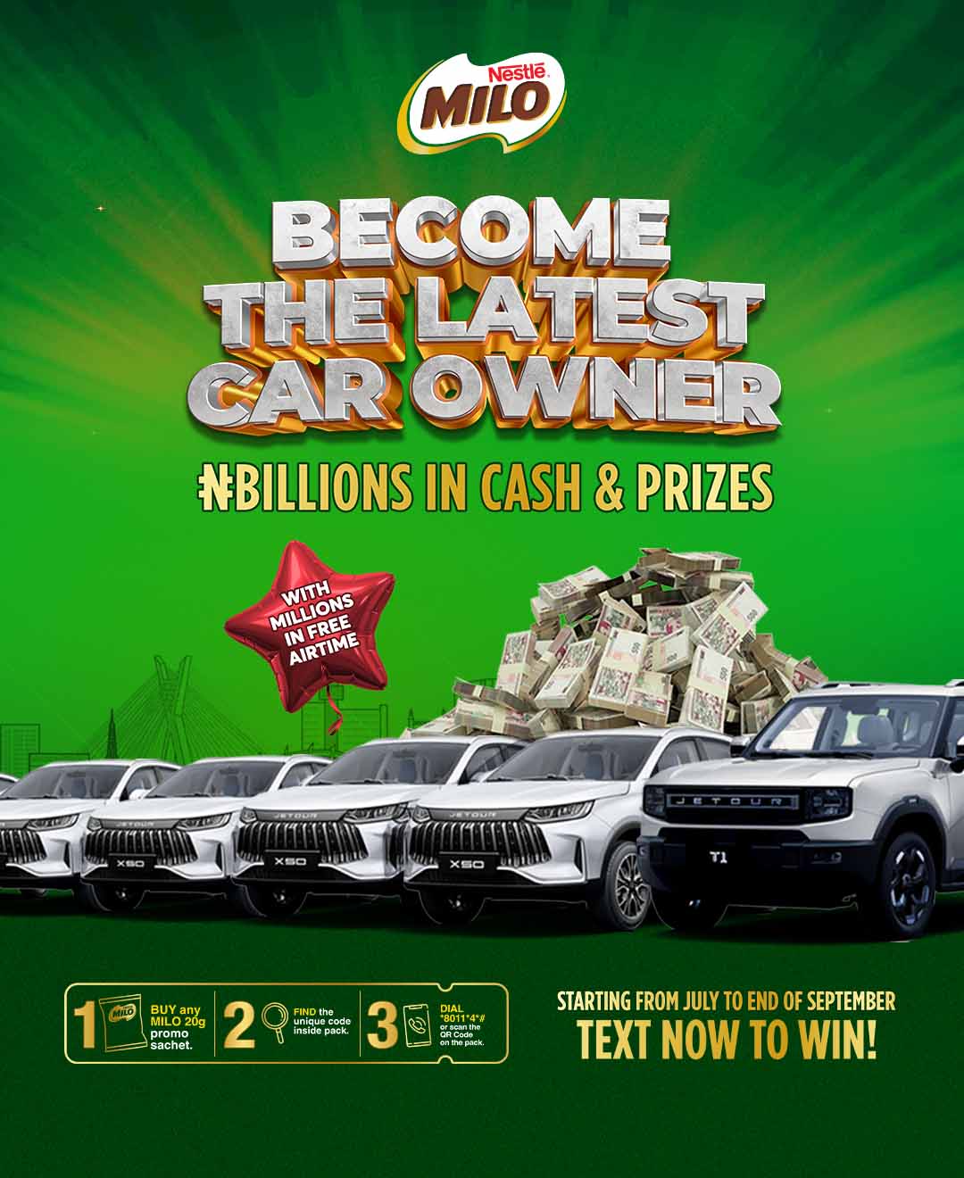 MILO Text & Win Promo