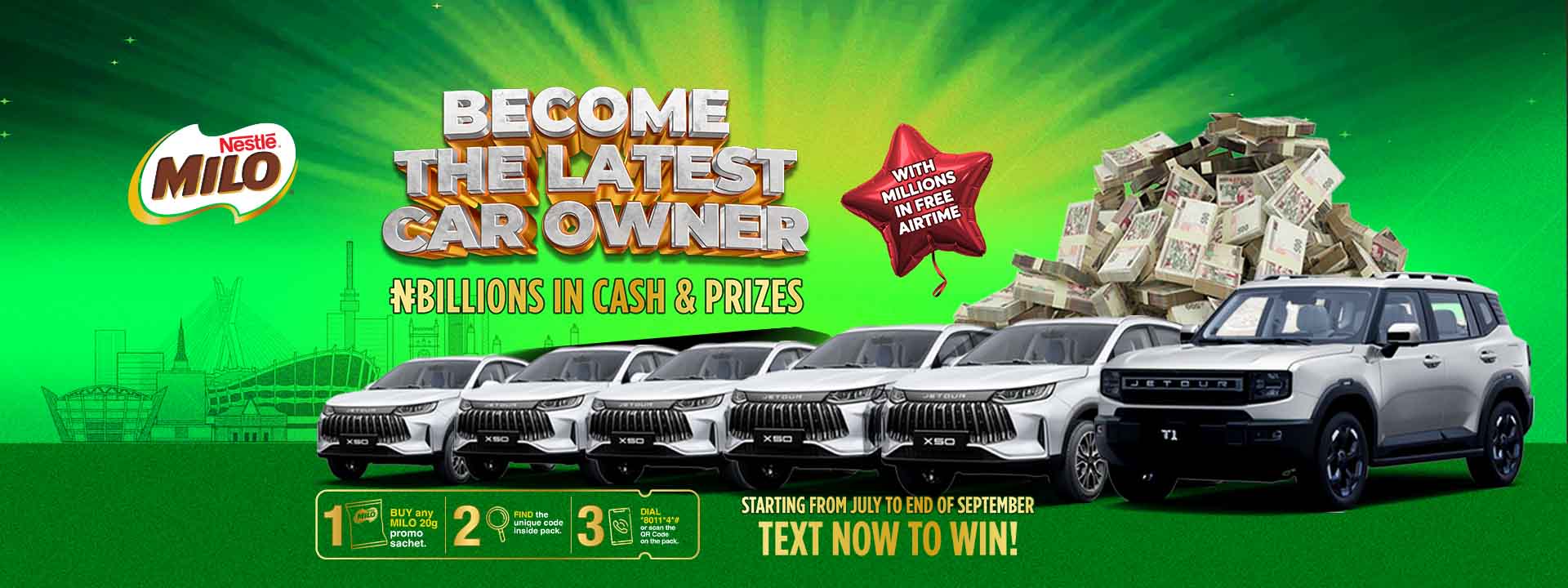 MILO Text & Win Promo